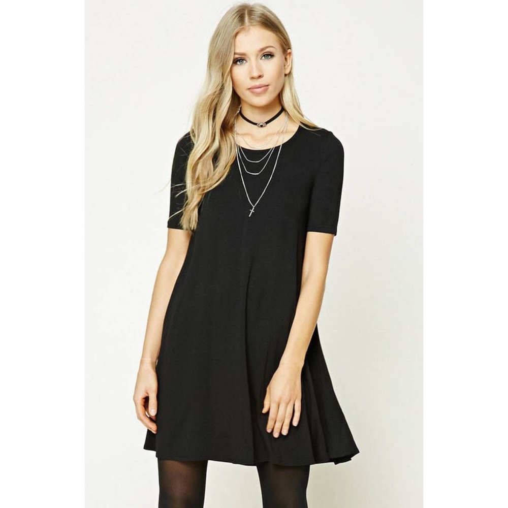 Terry cotton swing dress